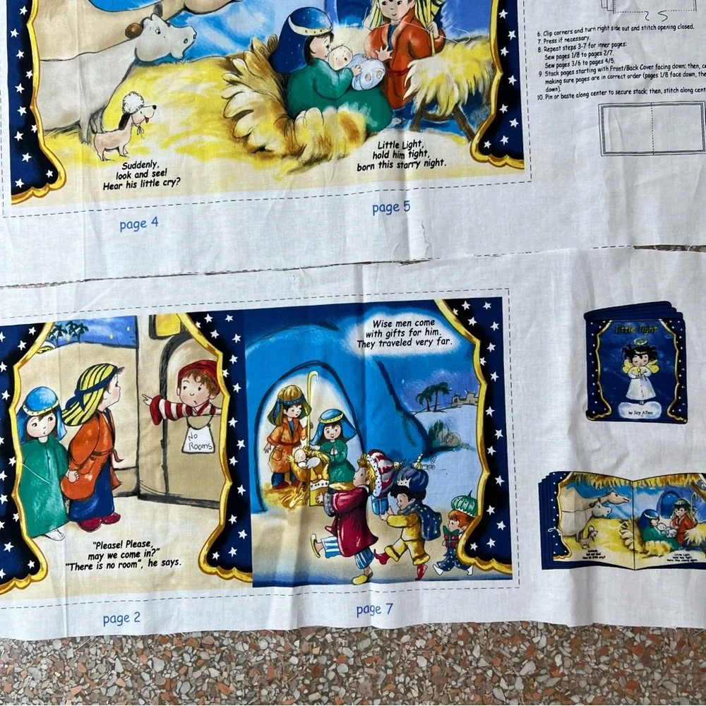 Little Light Holiday Fabric Panel by Joy Allen Craft Project